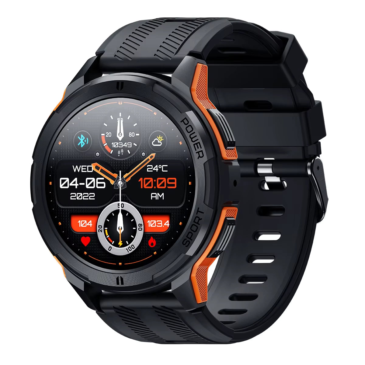 C25 Smart Watches for Men AMOLED Screen 1.43" 1ATM Waterproof Heart Rate Monitor Sports Smartwatch Blue Tooth Call Women Fitness