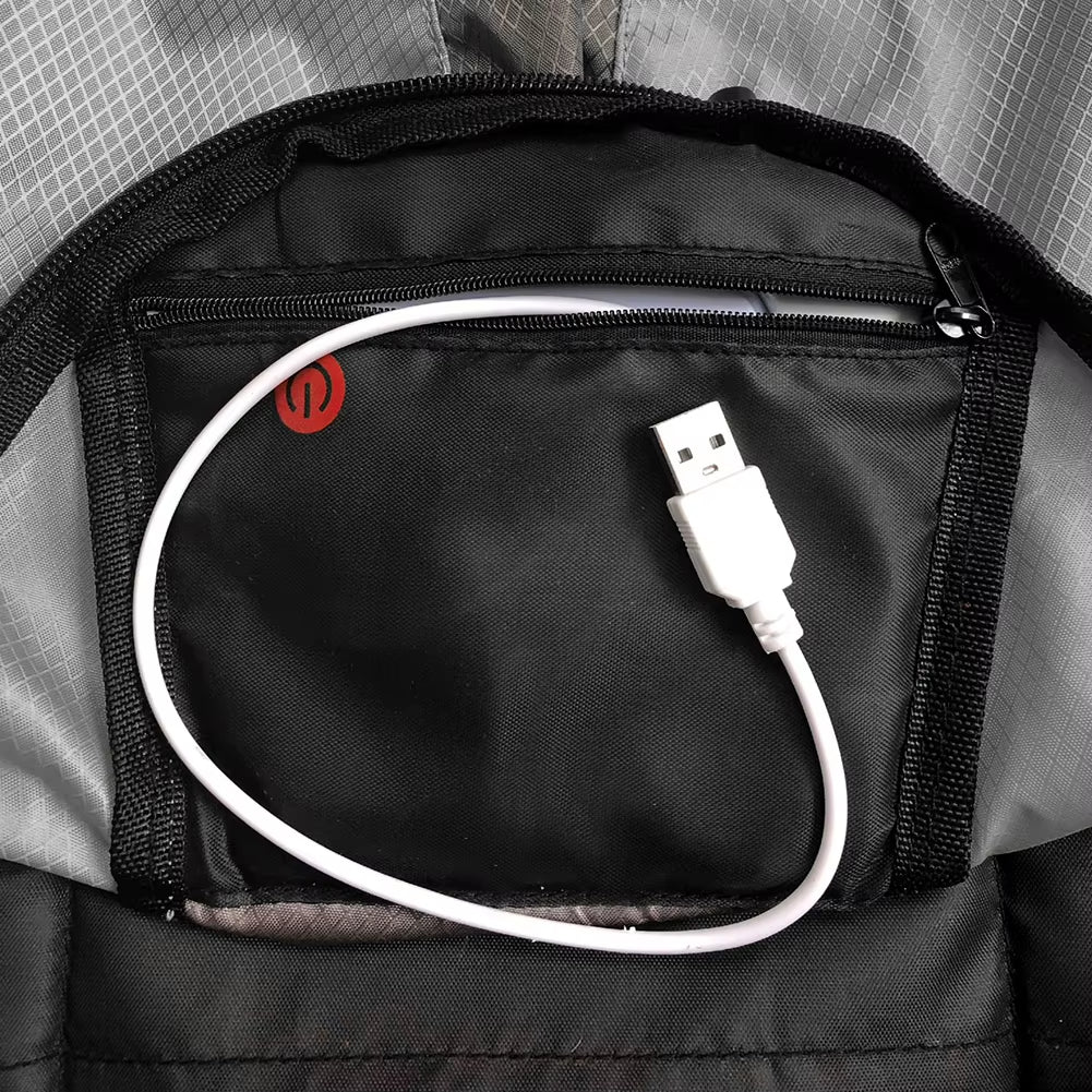 Cycling MTB Bag Safety LED Turn Signal Light Bicycle Running Camping Backpacks