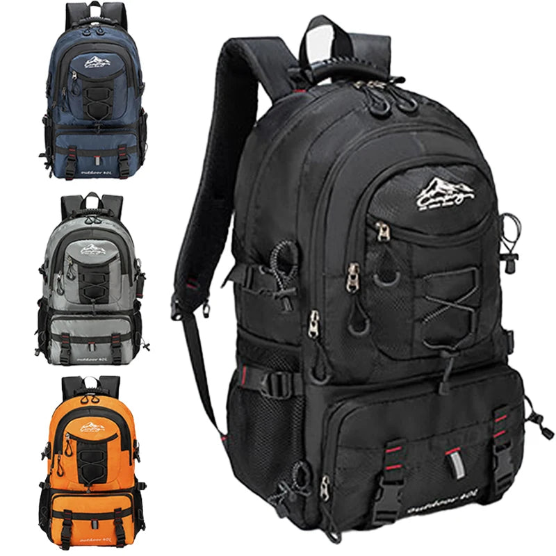 Large Capacity Cross-Border Hiking Backpack, Men'S Backpack, Travel Backpack, European and American Outdoor Luggage Bag, Fashion