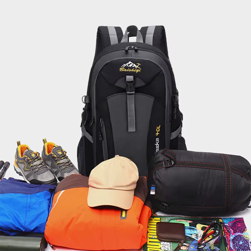 Outdoor Mountaineering Bag, Large-Capacity Waterproof Sports Backpacks