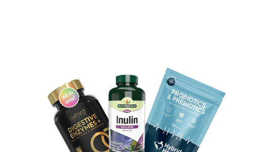 Unleash Ultimate Gut Health: Why Digestive Enzymes, Probiotics & Prebiotics, and Inulin Powder Make the Perfect Supplement Trio