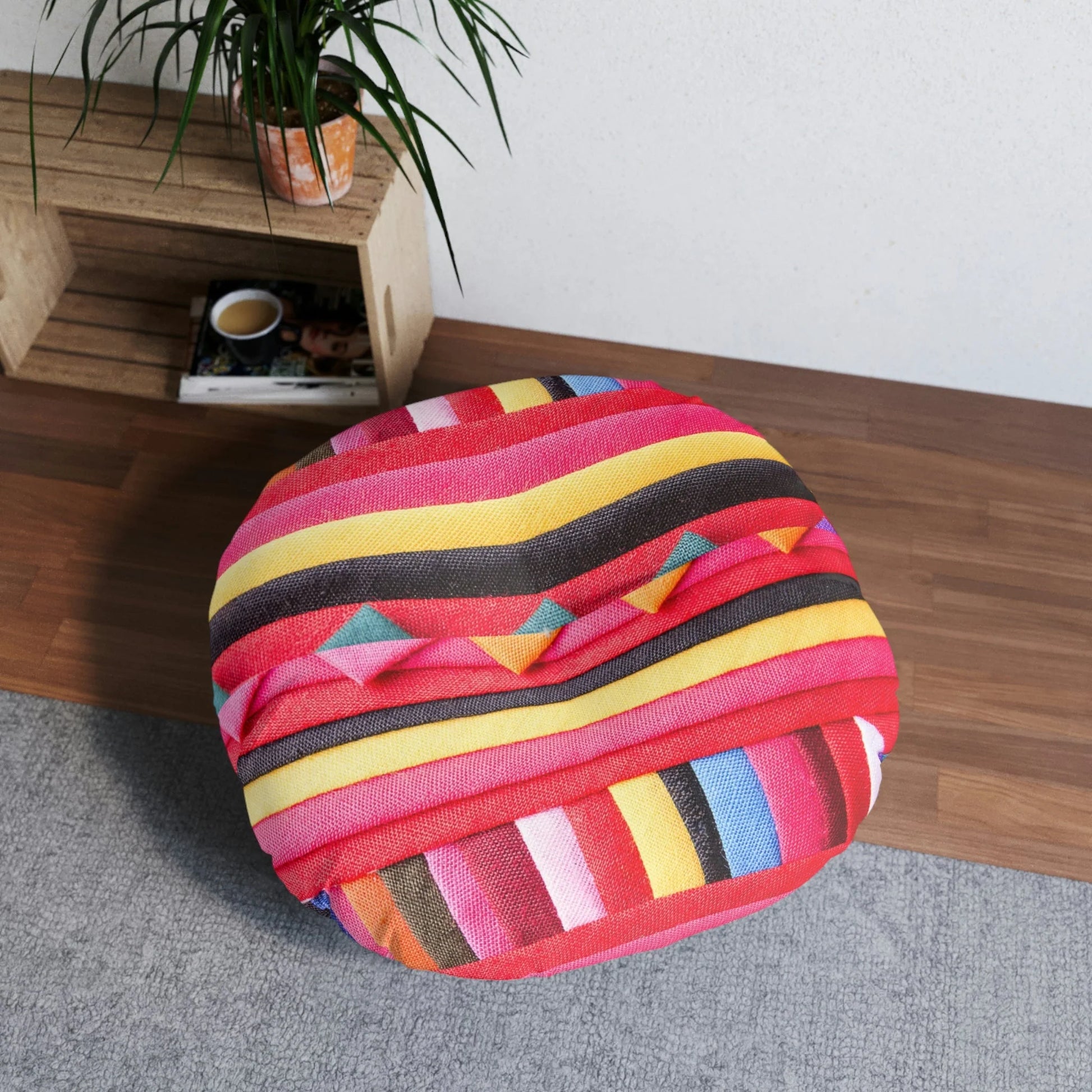 Meditation and Comfort Floor Pillow CHARVI | Minimal by Queennoble