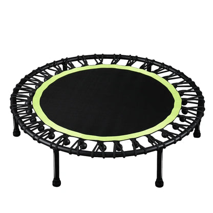 Indoor Elastic round Trampoline with Handle Fitness Gym Equipment Mini Trampoline Fitness Jumping
