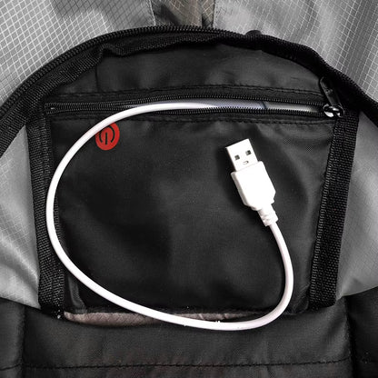 Cycling MTB Bag Safety LED Turn Signal Light Bicycle Running Camping Backpacks
