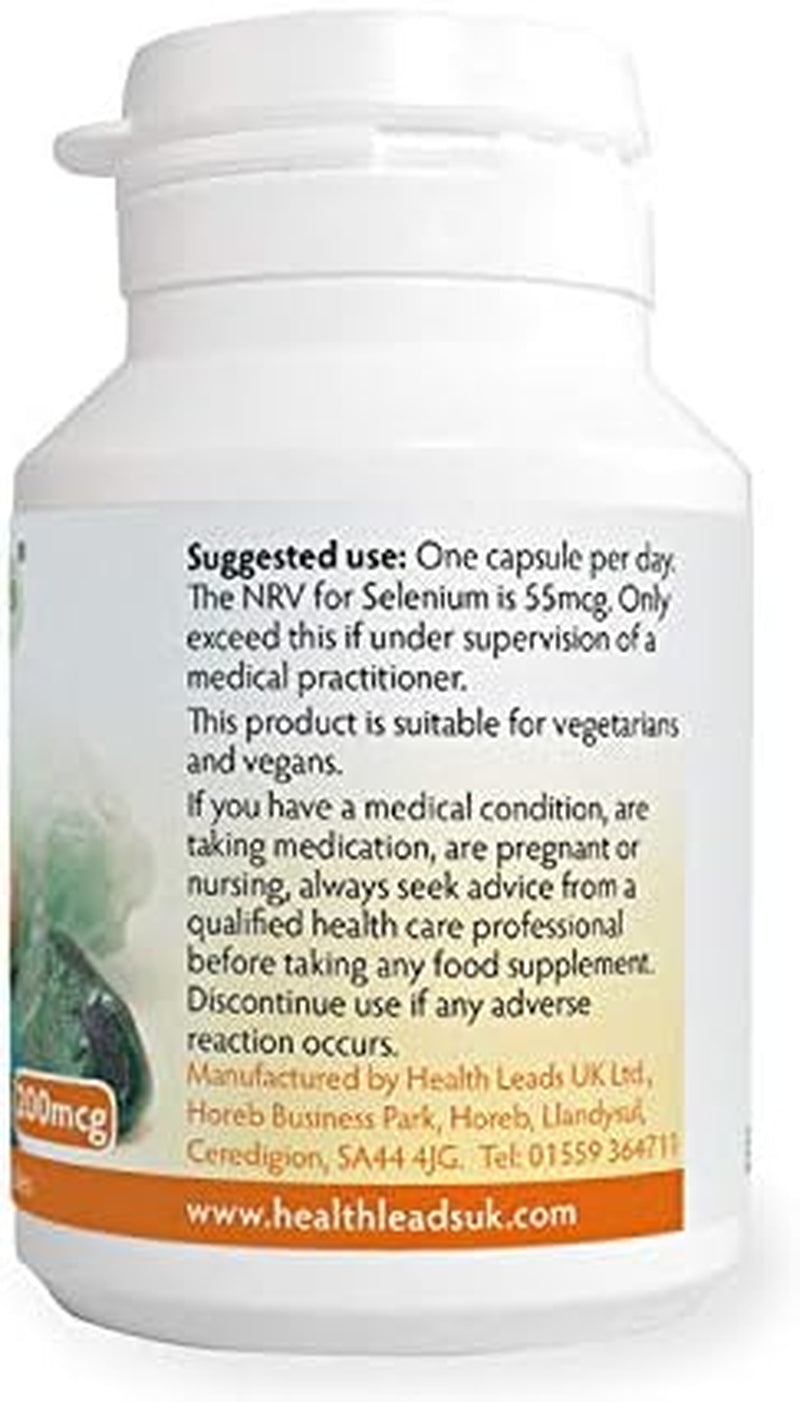 Selenium 200Mcg X 90 Capsules (Magnesium Stearate Free)