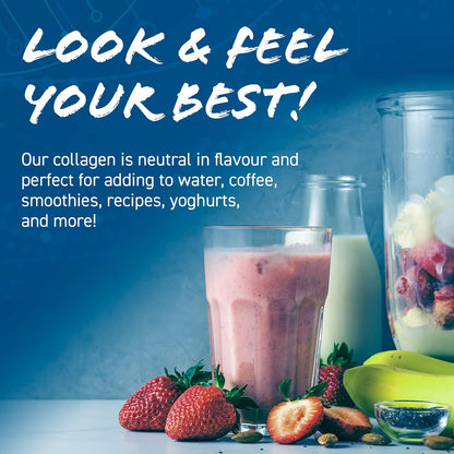 Marine Collagen Powder - Hydrolysed Collagen Protein, Healthy Skin, Hair, Nails (Unflavoured) (3G - 25 Servings)