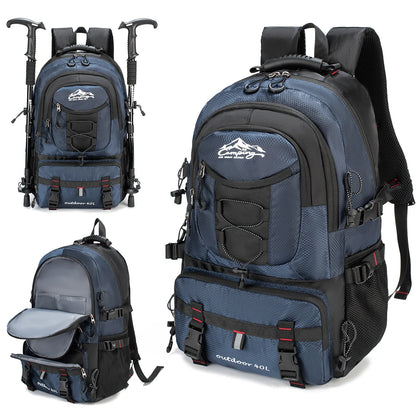Large Capacity Cross-Border Hiking Backpack, Men'S Backpack, Travel Backpack, European and American Outdoor Luggage Bag, Fashion