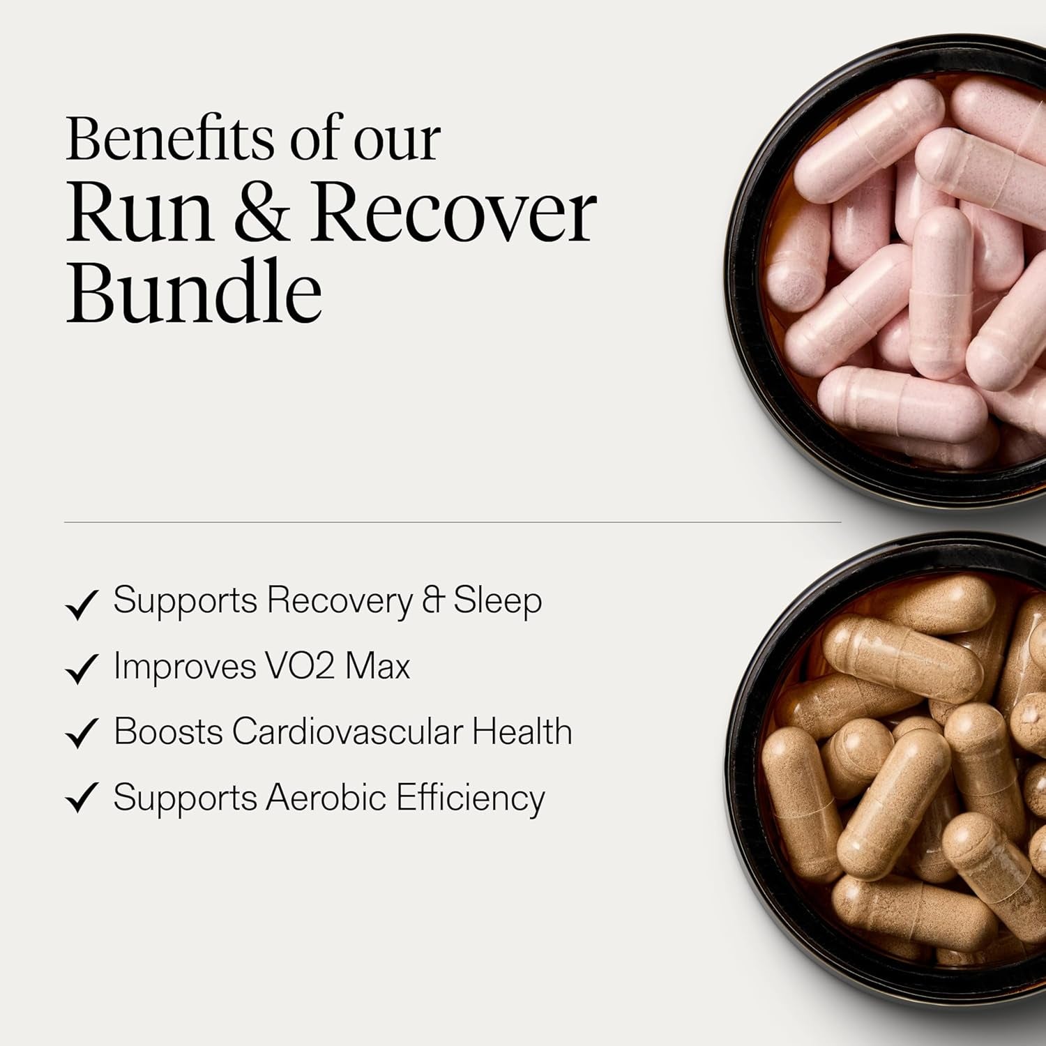 Run and Recover Bundle | 1 X Ultra Magnesium (90 Capsules) & 1 X Cordyceps (60 Capsules) | Supports Recovery, Sleep & Aerobic Efficiency | Boosts Cardiovascular Health | Vegan Friendly