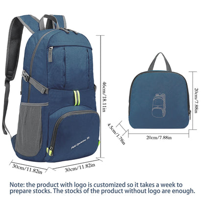 35L Outdoor Foldable Waterproof Backpack Lightweight Portable Daypack Bag Large Hunting Camping Traveling Hiking Backpacks