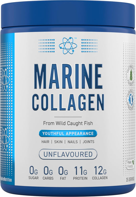 Marine Collagen Powder - Hydrolysed Collagen Protein, Healthy Skin, Hair, Nails (Unflavoured) (3G - 25 Servings)