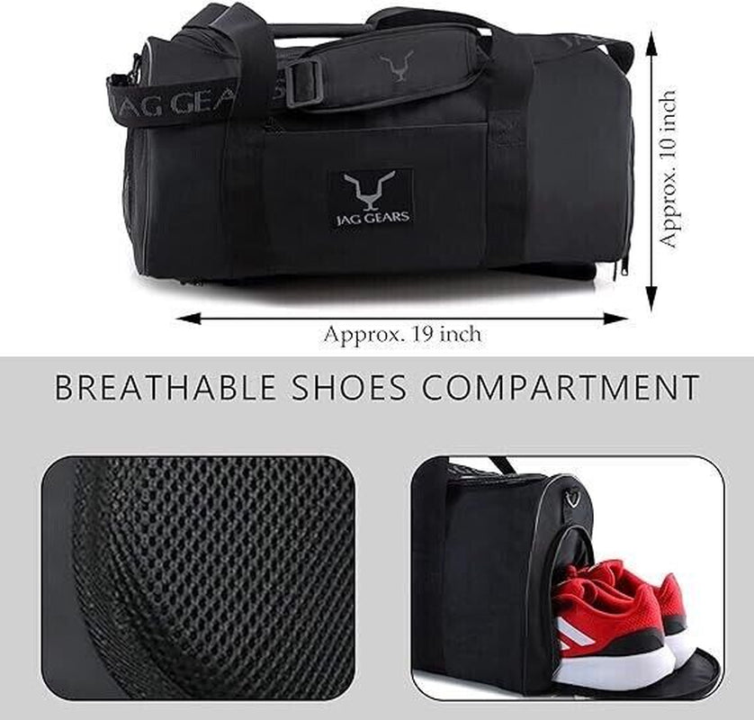 JAG GEARS Sports Bag with Shoe Compartment for Gym and Sports Accessories