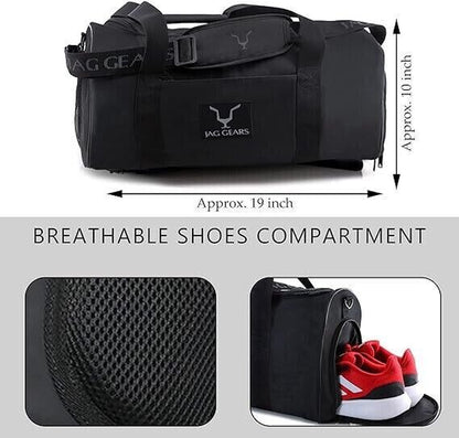 JAG GEARS Sports Bag with Shoe Compartment for Gym and Sports Accessories