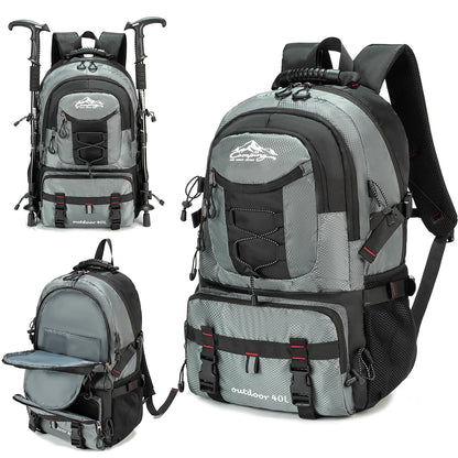 Large Capacity Cross-Border Hiking Backpack, Men'S Backpack, Travel Backpack, European and American Outdoor Luggage Bag, Fashion
